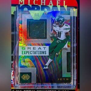 2020 Panini Illusions Great Expectations Denzel Mims Rookie Jersey Patch